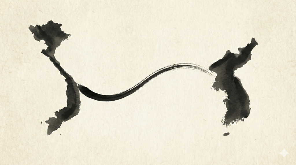 Traditional Map Korea/Vietnam Connection